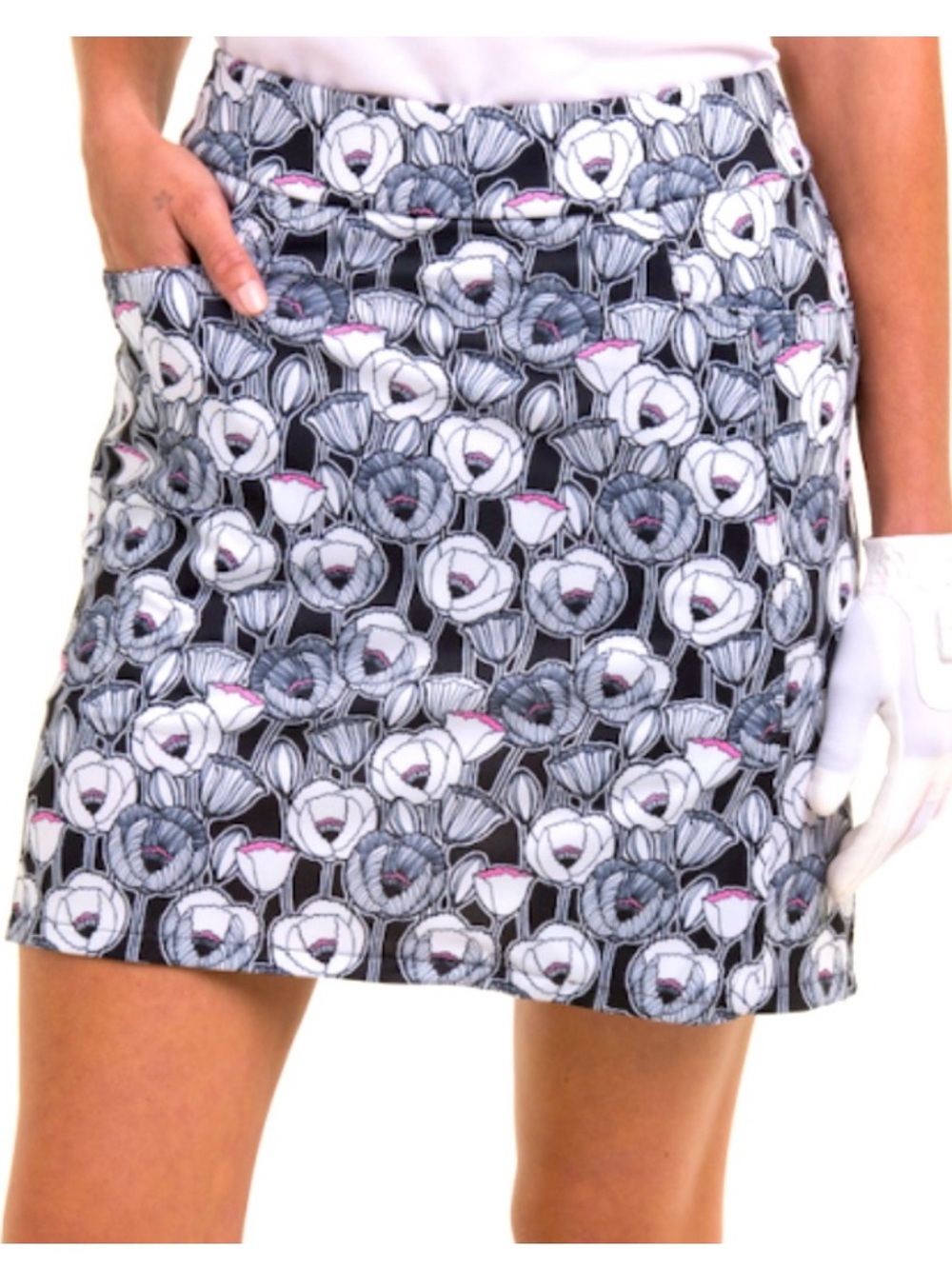 EP New York floral golf skort